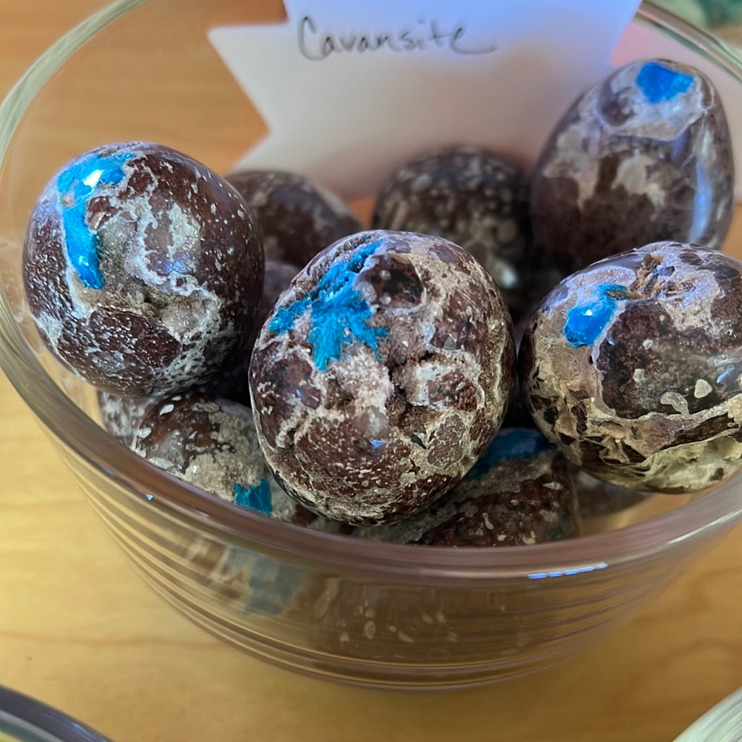 Cavansite tumble stones MMM